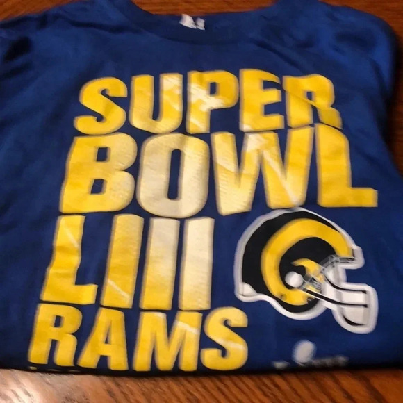 Los Angeles Rams Super Bowl Tee Shirt Large - Picture 3 of 3